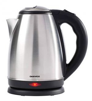 Daewoo Electric Cordless Kettle 1.8Lt Fast Boil Polished Stainless Steel 2200W