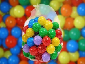 100 Multi Coloured Play Balls