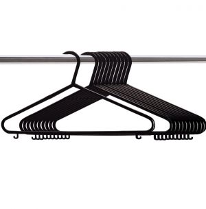 ASPECT 25PK Plastic Clothes Hangers | Heavy Duty Durable Coat and Clothes Hangers 