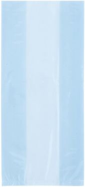 Plain Baby Blue Cello Bags (Pack Of 30)