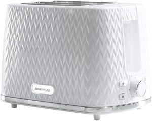 Daewoo SDA1781 Toaster, White