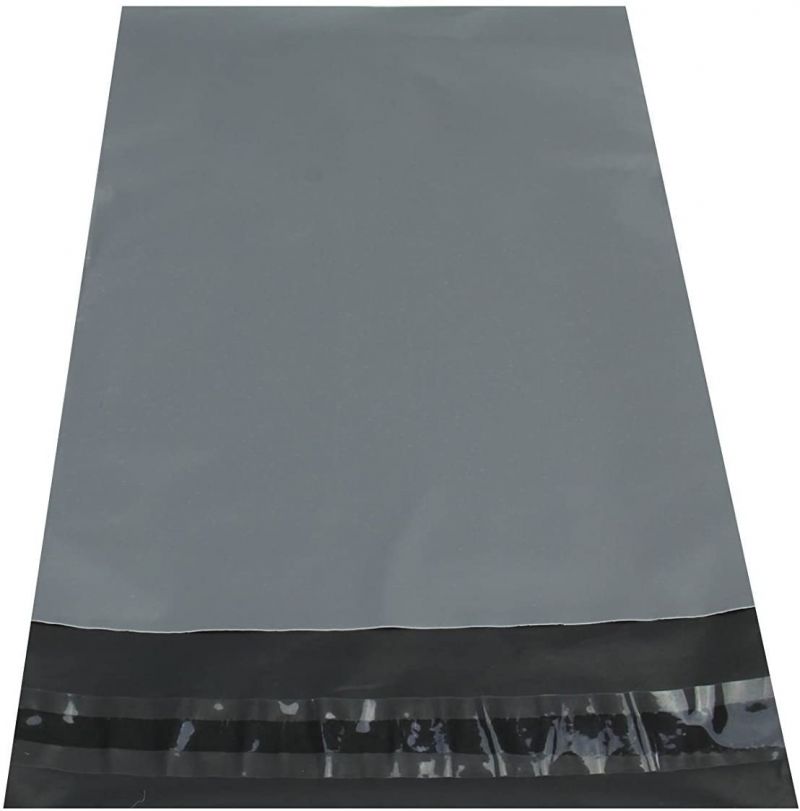 100 x STRONG GREY POSTAL MAILING BAGS 17x24" MAILERS 